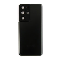 Vitre arrière originale Samsung Galaxy S21 Ultra G998 Titane Avec lentille
