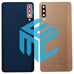 Vitre arrière Samsung Galaxy A7 2018 A750F Dorée avec lentille – OEM