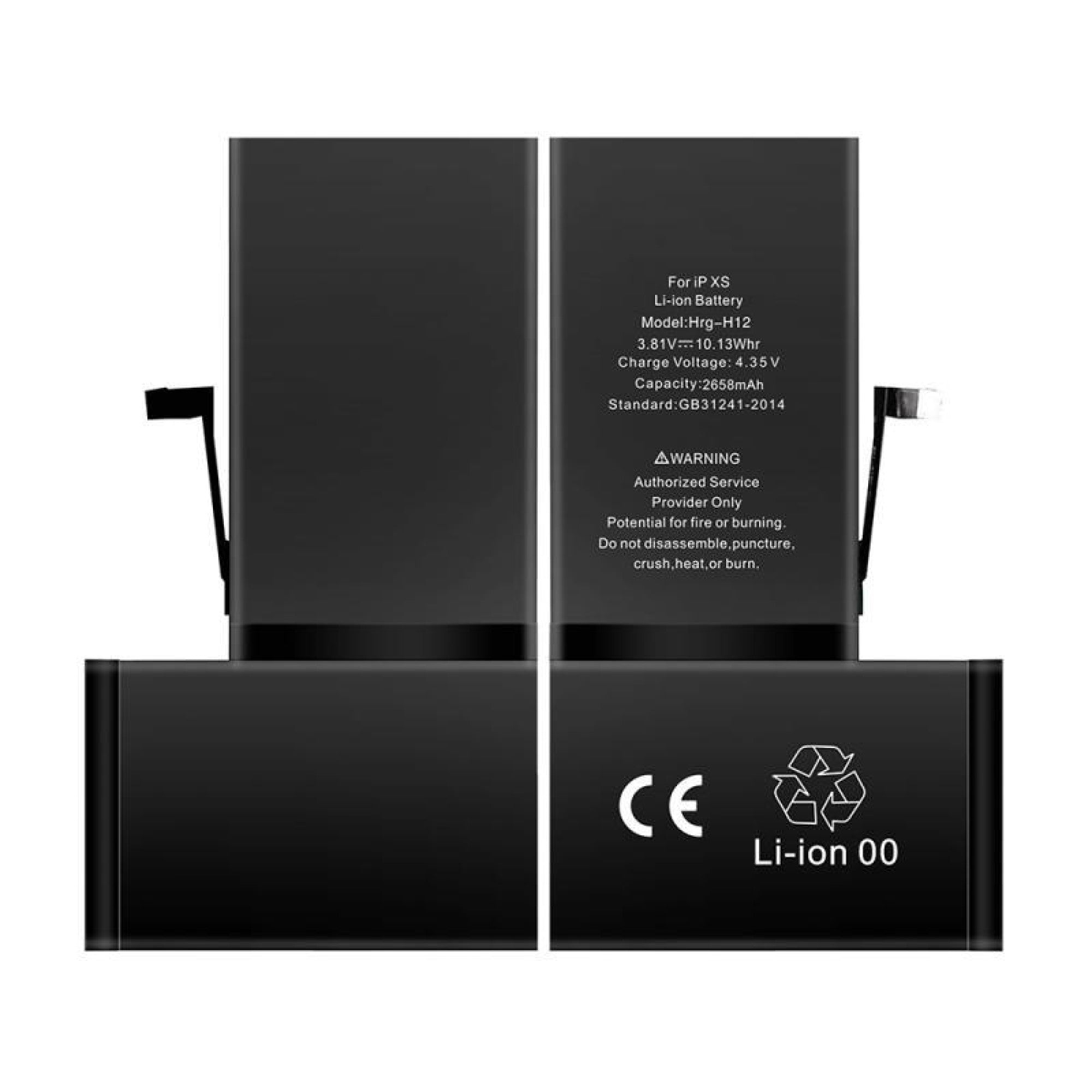 Batterie de remplacement pour iPhone XS - 2658 mAh - OEM