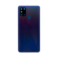 Vitre arrière Samsung Galaxy A21s A217F Bleue avec lentille – OEM