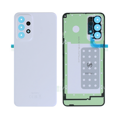 Vitre arrière Samsung Galaxy A23 5G A236B Blanche avec lentille – OEM
