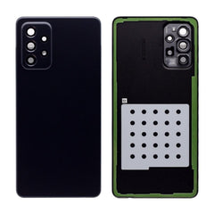Vitre arrière Samsung Galaxy A72 A725F Noir avec lentille - OEM