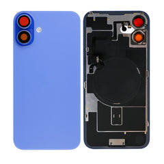 Vitre arrière iPhone 16 Plus avec NFC, cadre caméra agrandi Bleu ultramarine