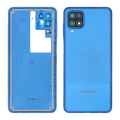 Vitre arrière Samsung Galaxy A12 Nacho A127F Bleue avec lentille – OEM