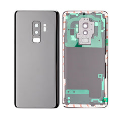 Samsung Galaxy S9 Plus G965 Vitre arrière gris titane avec lentille - OEM