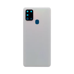 Vitre arrière Samsung Galaxy A21s A217F Blanche avec lentille – OEM