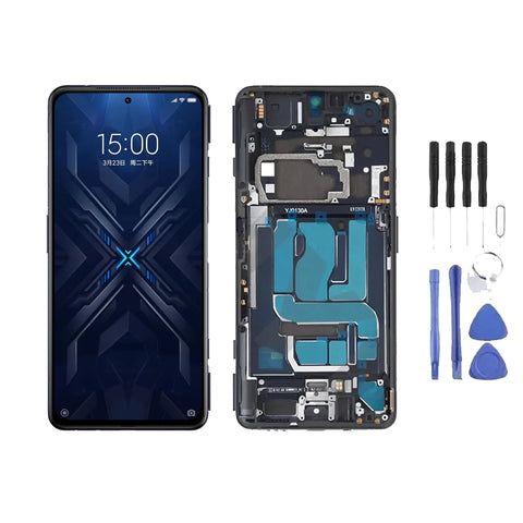 Chassis + Ecran LCD + Vitre pour Xiaomi Black Shark 4 Pro + Kit d'outils