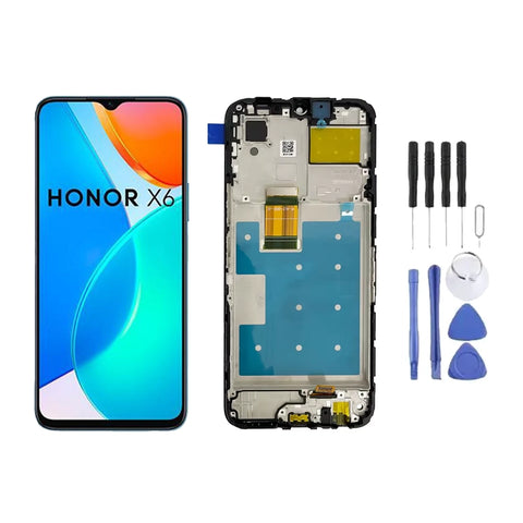 Chassis + Ecran LCD + Vitre pour Honor X6 + Kit d'outils