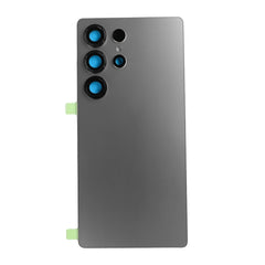 Vitre arrière Samsung Galaxy S25 Ultra (S938) Gris Argent Titane avec Lentille - OEM