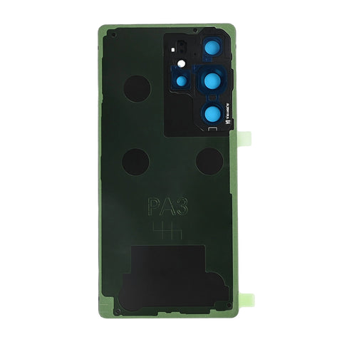 Vitre arrière Samsung Galaxy S25 Ultra (S938) Bleu Argenté Titane avec Lentille - OEM
