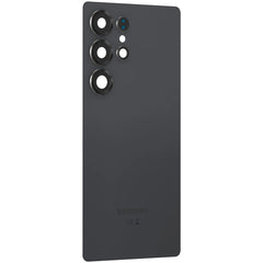 Vitre arrière Original Samsung Galaxy S25 Ultra (S938) Noir Titane avec Lentille