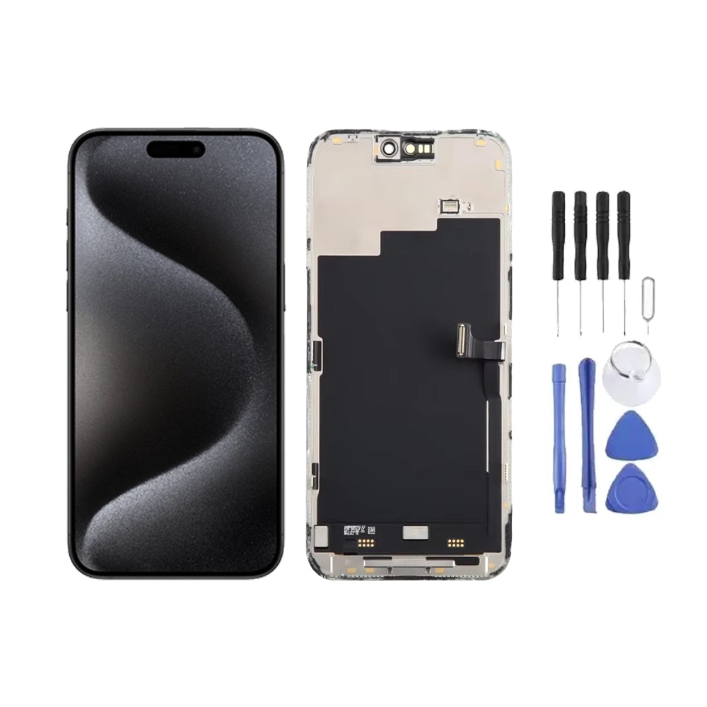 Ecran LCD + Vitre pour Apple iphone 15 Pro Max + Kit d'outils