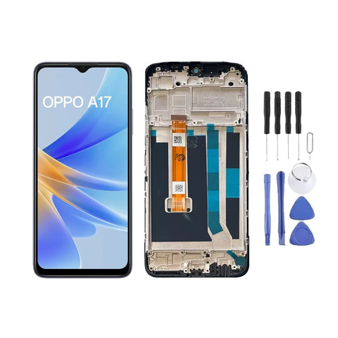 Chassis + Ecran LCD + Vitre pour Oppo A17 + Kit d'outils