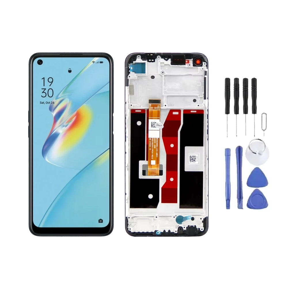 Chassis + Ecran LCD + Vitre pour Oppo A54 4G + Kit d'outils