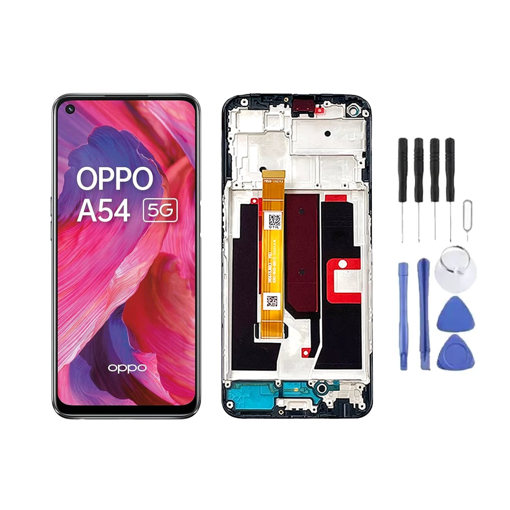 Chassis + Ecran LCD + Vitre pour Oppo A54 5G + Kit d'outils