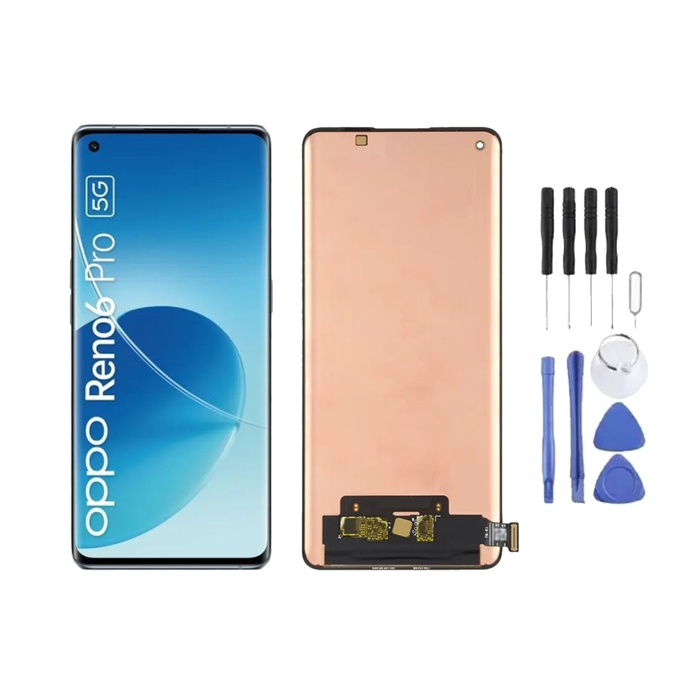 Ecran LCD + Vitre pour Oppo Reno6 Pro 5G + Kit d'outils