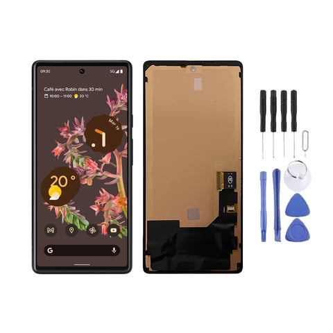 Chassis + Ecran LCD + Vitre pour Google Pixel 6 + Kit d'outils