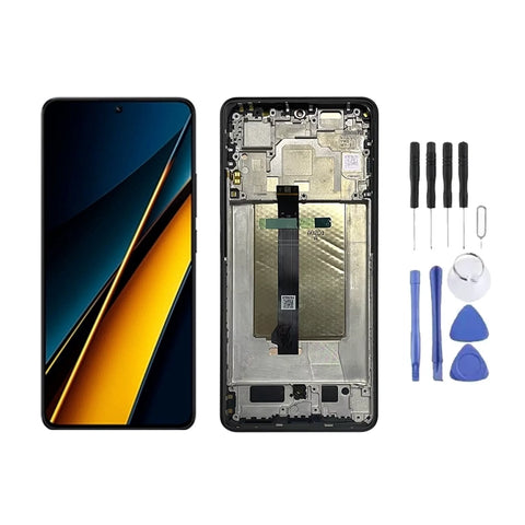 Chassis + Ecran LCD + Vitre pour Xiaomi Poco X6 Pro + Kit d'outils