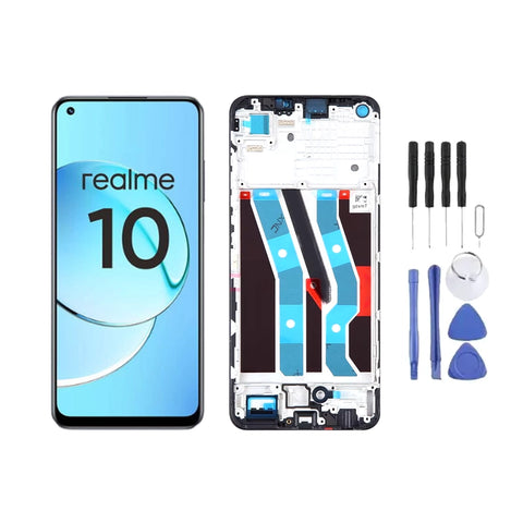 Chassis + Ecran LCD + Vitre pour Realme 10 + Kit d'outils