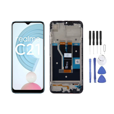 Chassis + Ecran LCD + Vitre pour Realme C21 + Kit d'outils