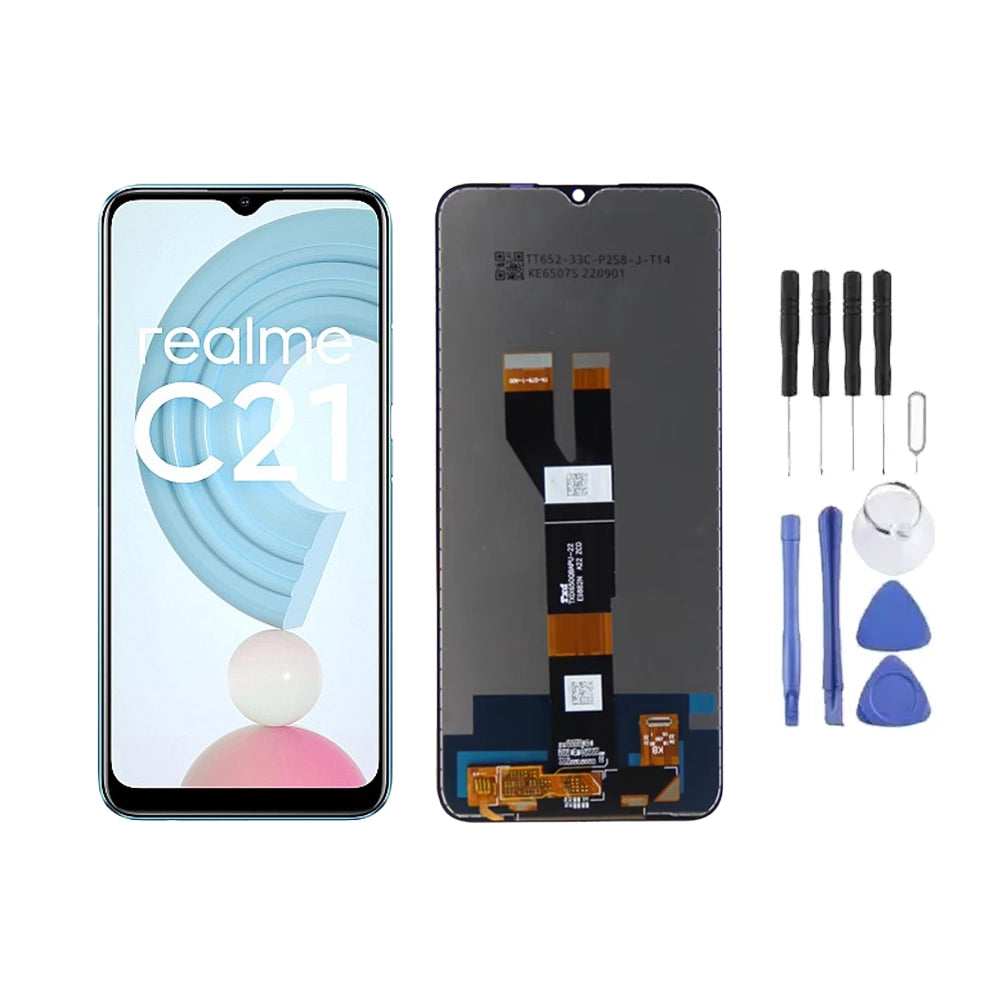 Ecran LCD + Vitre pour Realme C21 + Kit d'outils