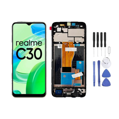 Chassis + Ecran LCD + Vitre pour Realme C30 + Kit d'outils