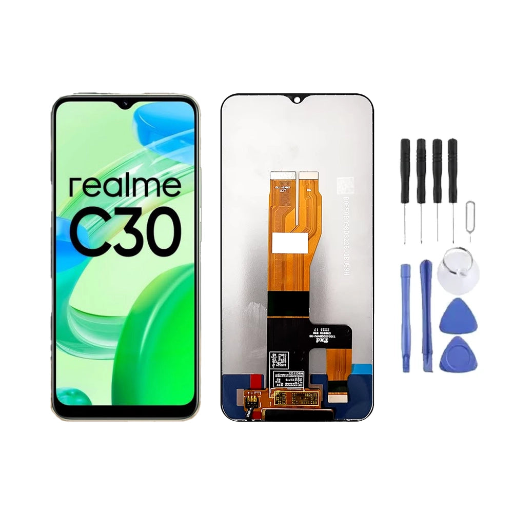 Ecran LCD + Vitre pour Realme C30 + Kit d'outils