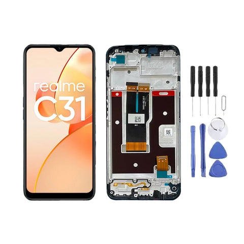 Chassis + Ecran LCD + Vitre pour Realme C31 + Kit d'outils