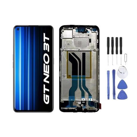 Chassis + Ecran LCD OLED + Vitre pour Realme GT Neo 3T + Kit d'outils