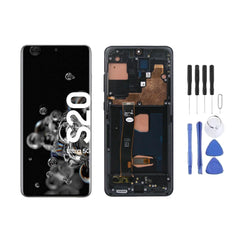 Chassis + Ecran LCD AMOLED + Vitre pour Samsung Galaxy S20 Ultra (G988) + Kit d'outils