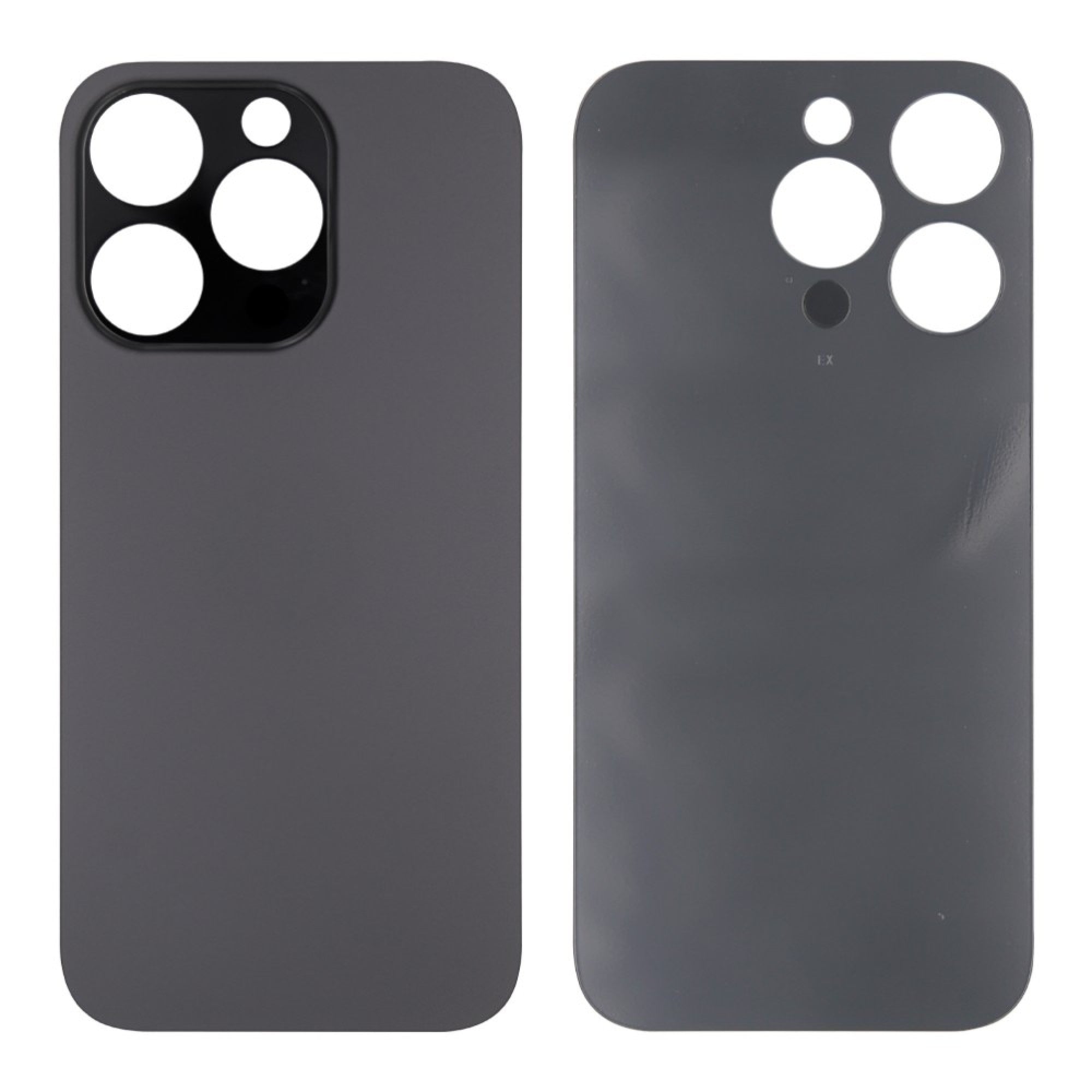 Vitre arrière iPhone 14 Pro Max Noir (Contour caméra agrandi)