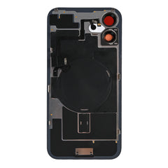 Vitre arrière iPhone 16 avec NFC, cadre caméra agrandi Noir