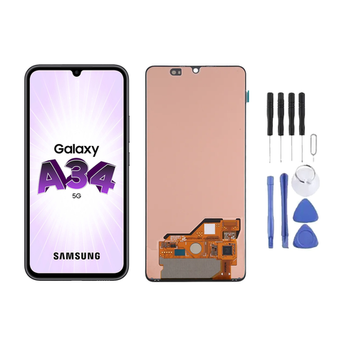 Ecran LCD + Vitre pour Samsung Galaxy A34 5G (A346) + Kit d'outils