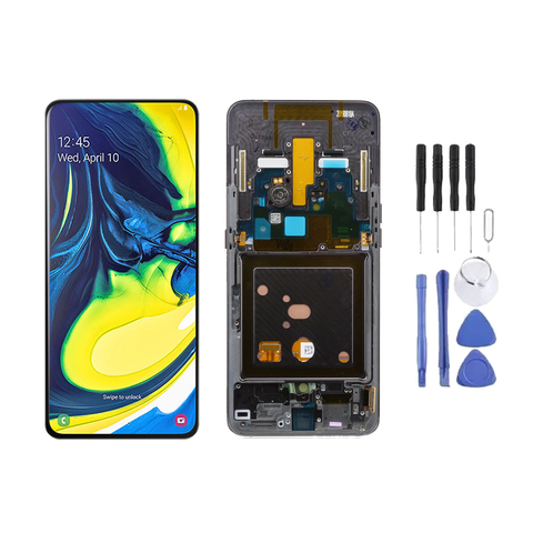 Chassis + Ecran LCD + Vitre pour Samsung Galaxy A80 (A805) + Kit d'outils