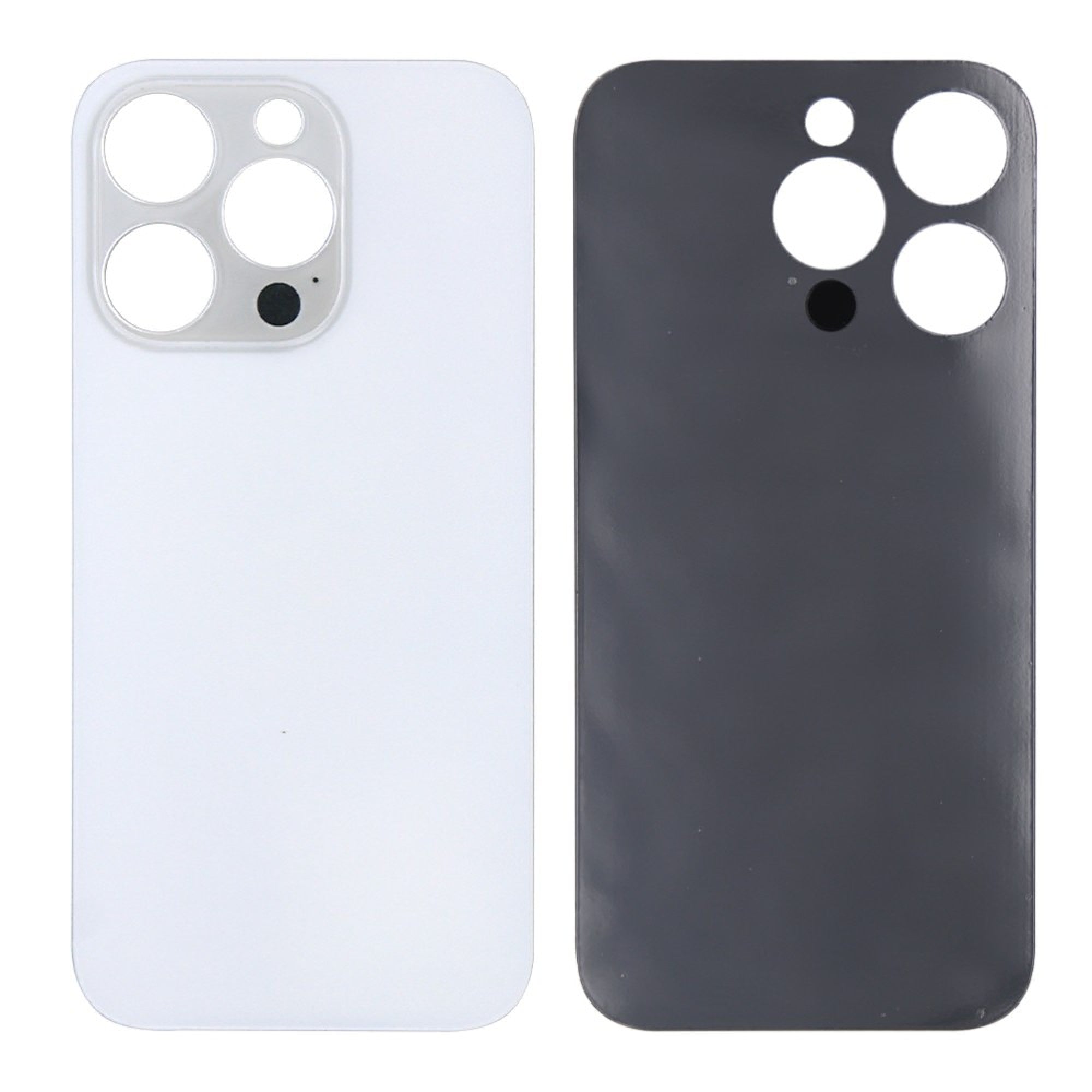 Vitre arrière iPhone 14 Pro Max Blanc (Contour caméra agrandi)