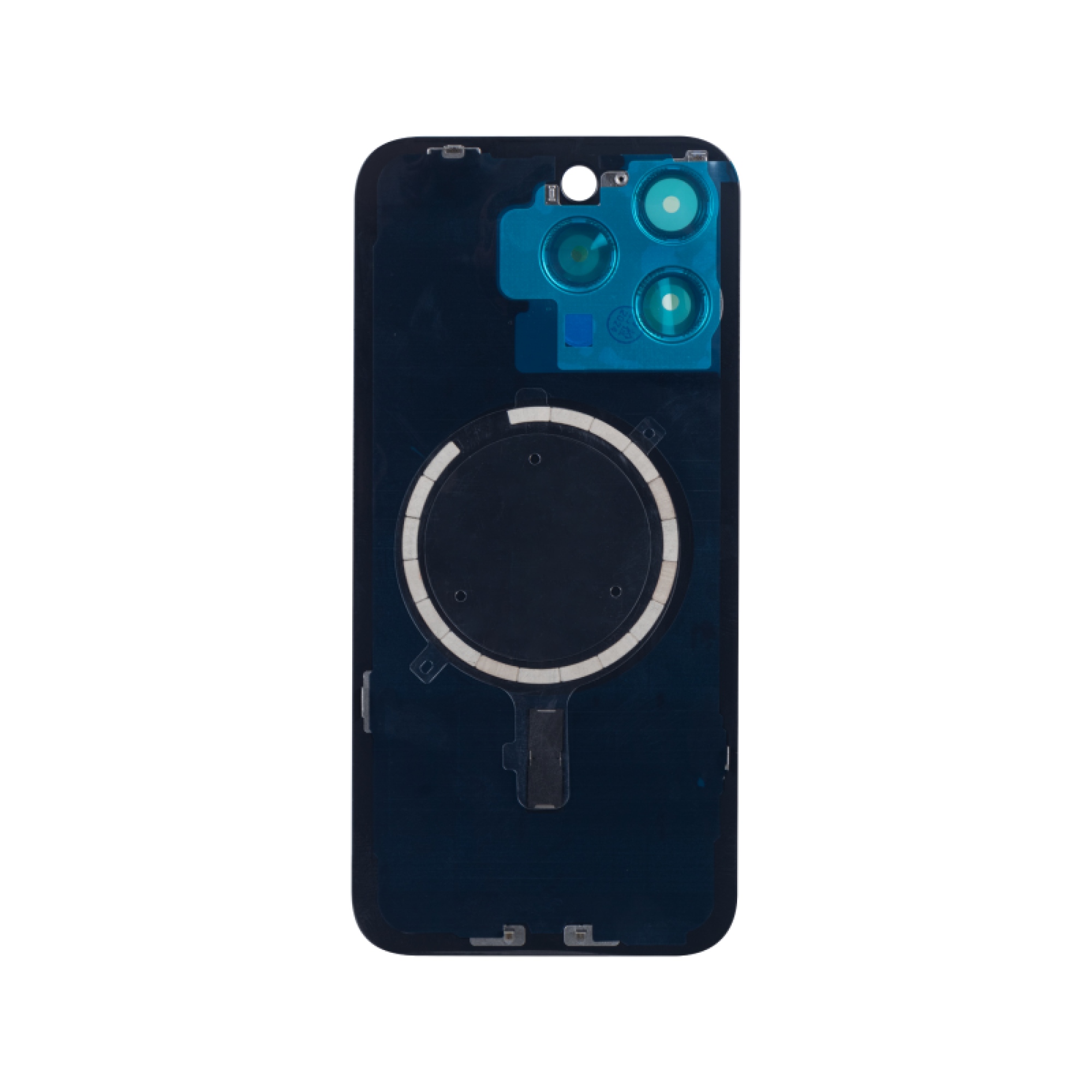 Verre arrière iPhone 15 Pro Max Titane Blanc (Contour caméra agrandi) (sans logo)