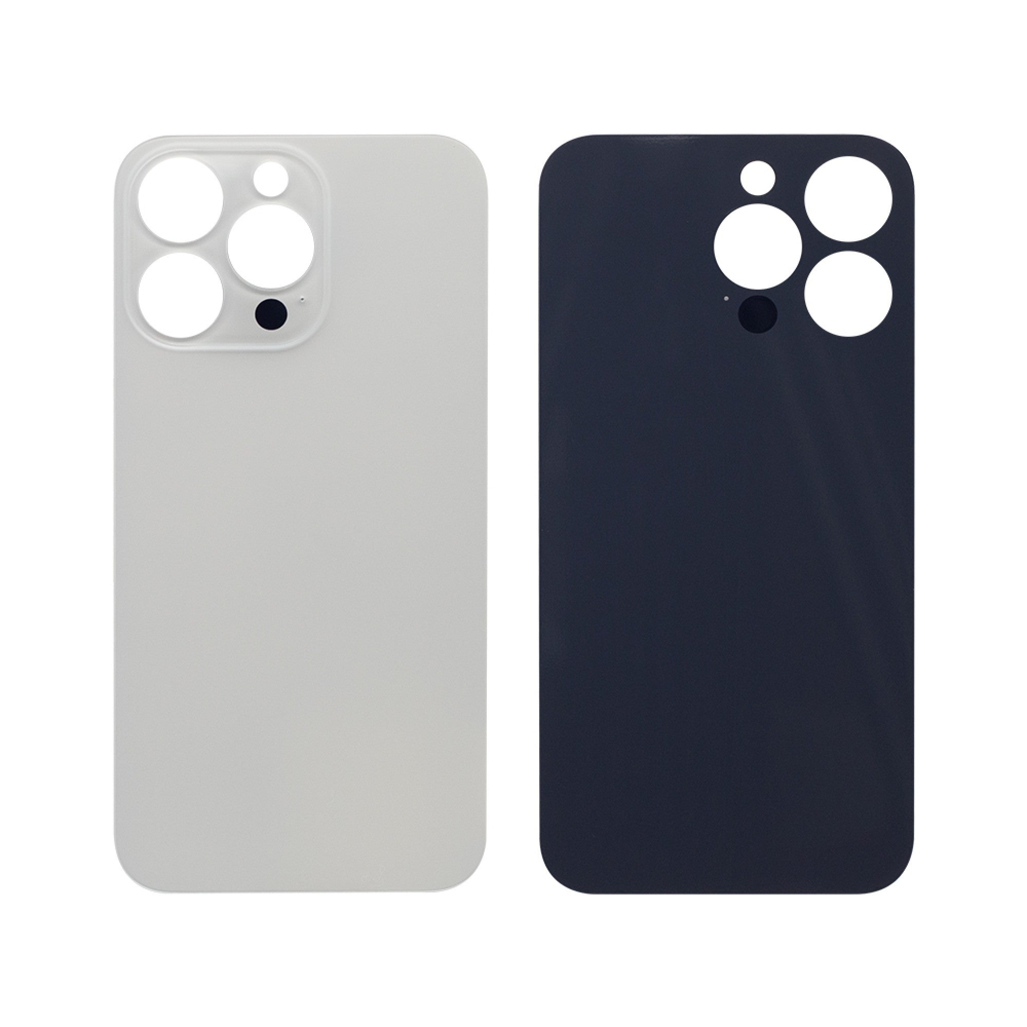 Vitre arrière iPhone 13 Pro Argent (Cadre caméra agrandi) - OEM