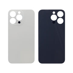 Vitre arrière iPhone 13 Pro Argent (Cadre caméra agrandi) - OEM