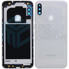 Vitre arrière Samsung Galaxy A11 A115F Blanche avec lentille – OEM