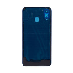 Vitre arrière Samsung Galaxy A40 A405F Bleue avec lentille – OEM