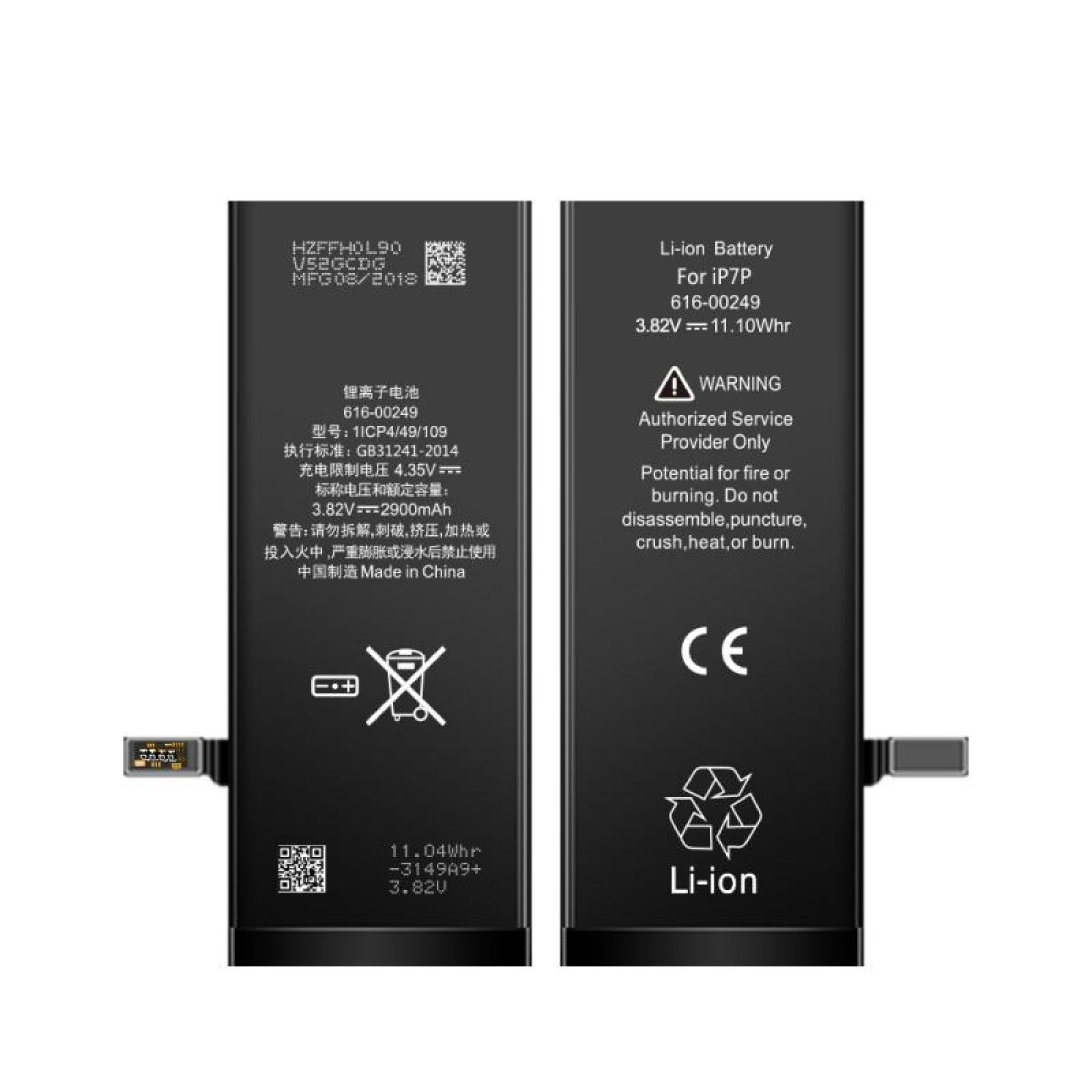 Batterie iPhone 7 plus avec puce ZY
