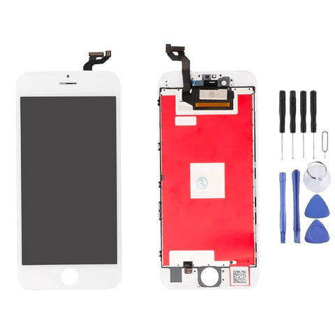 Ecran LCD + Vitre pour Apple iPhone 6S Blanc + Kit d'outils