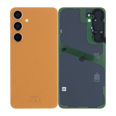 Vitre arrière originale Samsung Galaxy S24 Plus S926 Orange Sable avec lentille