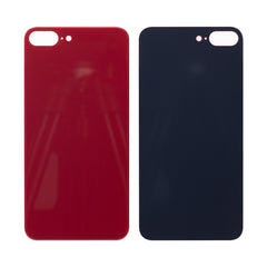 Vitre arrière iPhone 8 Plus Rouge Extra (Cadre caméra agrandi) - OEM
