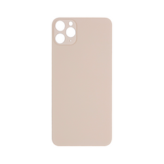 Vitre arrière iPhone 11 Pro Max Or (Cadre caméra agrandi) - OEM