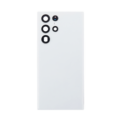 Vitre arrière Samsung Galaxy S22 Ultra S908 Blanc avec lentille – OEM