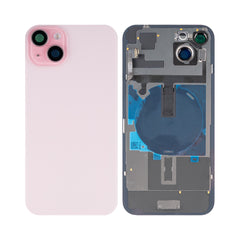 Vitre arrière iPhone 15 Plus Rose avec NFC (Cadre caméra agrandi)