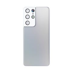Vitre arrière Samsung Galaxy S21 Ultra 5G G998 Argent Avec lentille - OEM
