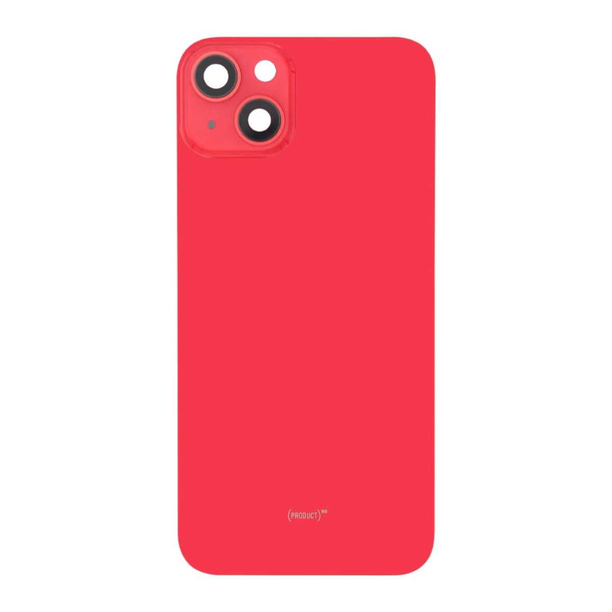 Vitre arrière iPhone 14 Plus Rouge (Contour caméra agrandi)