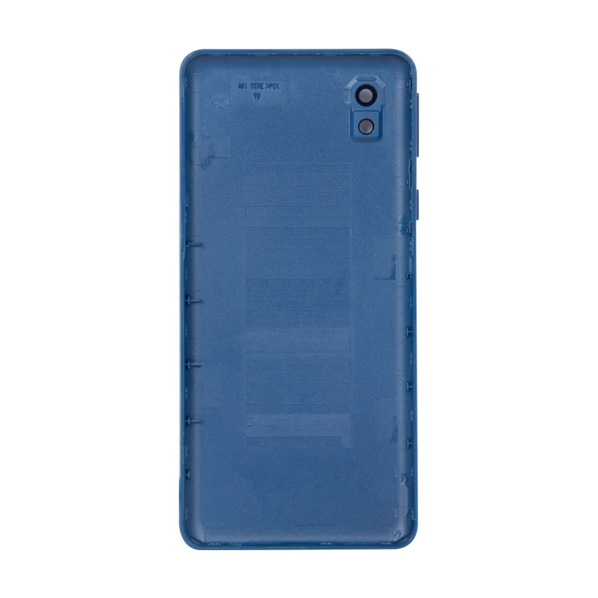 Vitre arrière Samsung Galaxy A01 Core 2020 A013F Bleue avec lentille - OEM